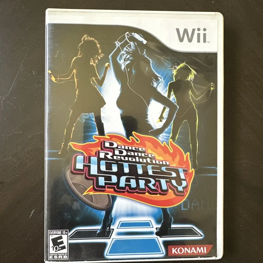 Dance Dance Revolution Hottest Party Konami Nintendo Wii Instructions & Case